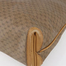 GUCCI Micro GG Supreme Tote Bag PVC Beige Gold 02 39 4868 Auth 151946-9