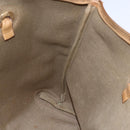 GUCCI Micro GG Supreme Tote Bag PVC Beige Gold 02 39 4868 Auth 151946-17