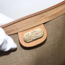GUCCI Micro GG Supreme Tote Bag PVC Beige Gold 02 39 4868 Auth 151946-19