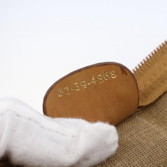 GUCCI Micro GG Supreme Tote Bag PVC Beige Gold 02 39 4868 Auth 151946