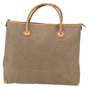 GUCCI Micro GG Supreme Tote Bag PVC Beige Gold 02 39 4868 Auth 151946-13