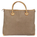 GUCCI Micro GG Supreme Tote Bag PVC Beige Gold 02 39 4868 Auth 151946-2