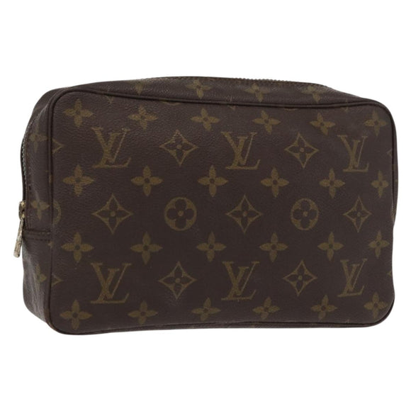 LOUIS VUITTON Monogram Trousse Toilette 23 Clutch Bag M47524 LV Auth 151950