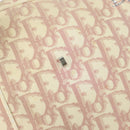 Christian Dior Trotter Canvas Shoulder Bag Pink Silver Auth 151952-8