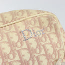 Christian Dior Trotter Canvas Shoulder Bag Pink Silver Auth 151952-9