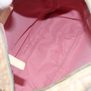 Christian Dior Trotter Canvas Shoulder Bag Pink Silver Auth 151952-11