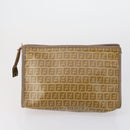 Christian Dior Fendi Honeycomb Zucchino Clutch Bag 2 Set Black Beige Auth 151954-3