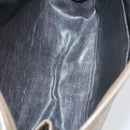 Christian Dior Fendi Honeycomb Zucchino Clutch Bag 2 Set Black Beige Auth 151954-8