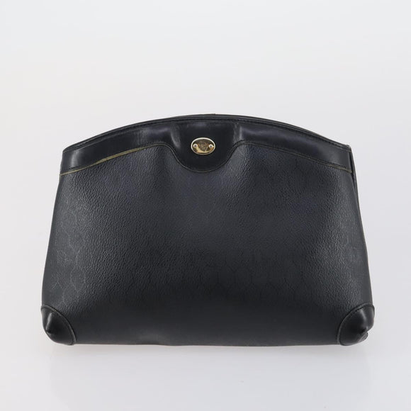 Christian Dior Fendi Honeycomb Zucchino Clutch Bag 2 Set Black Beige Auth 151954