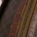 CELINE Macadam Canvas Shoulder Bag PVC Leather 5 Set Brown Auth 151955-11