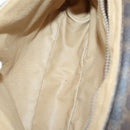 CELINE Macadam Canvas Shoulder Bag PVC Leather 5 Set Brown Auth 151955-18