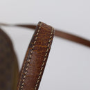 CELINE Macadam Canvas Shoulder Bag PVC Leather 5 Set Brown Auth 151955-28