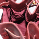 CARTIER Must Line Shoulder Bag Leather Bordeaux Gold Auth 151956-19