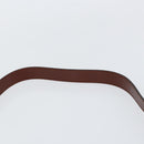 Salvatore Ferragamo Hand Bag Leather 2way Brown Gold Auth 151957-10