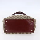 GUCCI GG Canvas Tote Bag Beige Gold 120336 Auth 151959-5