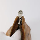 MCM Logogram Vicetos Clutch Bag PVC Leather 2 Set Brown Auth 151960-8