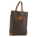 CELINE Macadam Canvas Tote Bag PVC Brown Auth 151961-1