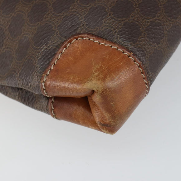CELINE Macadam Canvas Tote Bag PVC Brown Auth 151961