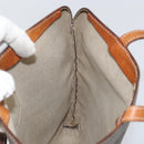 CELINE Macadam Canvas Tote Bag PVC Brown Auth 151961-18