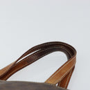 CELINE Macadam Canvas Tote Bag PVC Brown Auth 151961-8