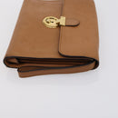 Salvatore Ferragamo Shoulder Bag Leather 2 Set Beige Auth 151962-12