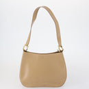 Salvatore Ferragamo Shoulder Bag Leather 2 Set Beige Auth 151962-2