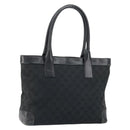 GUCCI GG Canvas Tote Bag Black 33890 Auth 151963-1