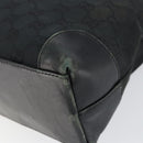 GUCCI GG Canvas Tote Bag Black 33890 Auth 151963-15