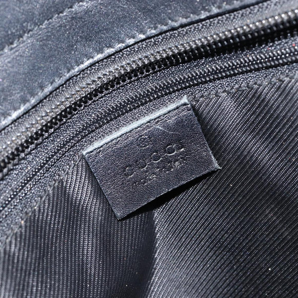 GUCCI GG Canvas Tote Bag Black 33890 Auth 151963