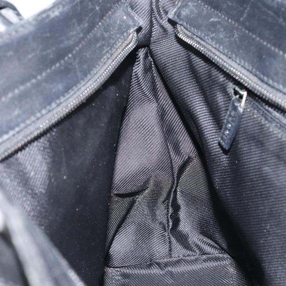 GUCCI GG Canvas Tote Bag Black 33890 Auth 151963