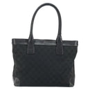 GUCCI GG Canvas Tote Bag Black 33890 Auth 151963-13