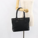 GUCCI GG Canvas Tote Bag Black 33890 Auth 151963-22