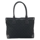 GUCCI GG Canvas Tote Bag Black 33890 Auth 151963-2