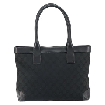 GUCCI GG Canvas Tote Bag Black 33890 Auth 151963 - 0