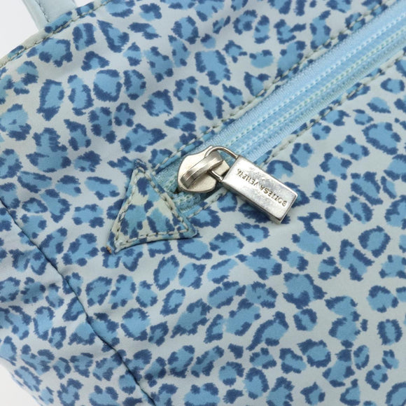 BOTTEGA VENETA Hand Bag Nylon Blue Auth 151964