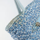 BOTTEGA VENETA Hand Bag Nylon Blue Auth 151964-9
