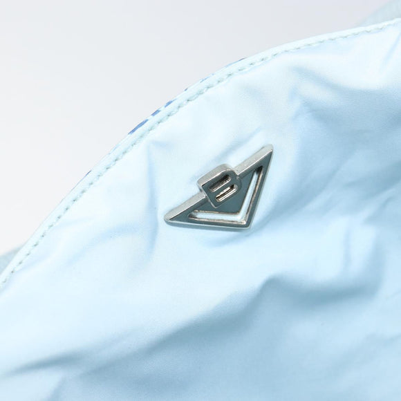 BOTTEGA VENETA Hand Bag Nylon Blue Auth 151964