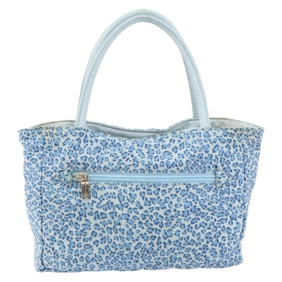 BOTTEGA VENETA Hand Bag Nylon Blue Auth 151964