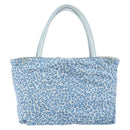 BOTTEGA VENETA Hand Bag Nylon Blue Auth 151964-2