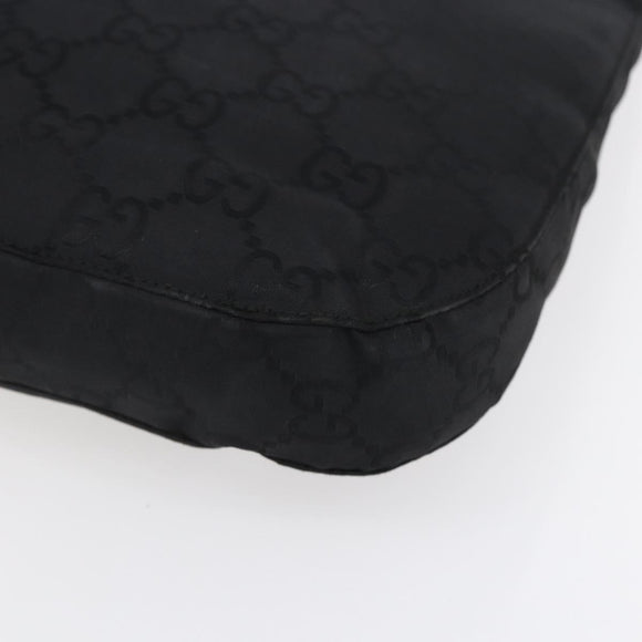 GUCCI GG Canvas Shoulder Bag Outlet Black 001 3166 1705 Auth 151965