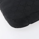 GUCCI GG Canvas Shoulder Bag Outlet Black 001 3166 1705 Auth 151965-14
