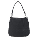 GUCCI GG Canvas Shoulder Bag Outlet Black 001 3166 1705 Auth 151965-2