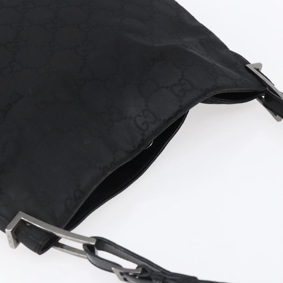 GUCCI GG Canvas Shoulder Bag Outlet Black 001 3166 1705 Auth 151965