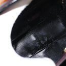 GUCCI Bamboo Hand Bag Leather 2way Brown Gold Auth 151967-11