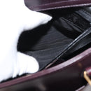 GUCCI Bamboo Hand Bag Leather 2way Brown Gold Auth 151967-22