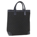 GUCCI GG Canvas Tote Bag Black 002 1121 1669 Auth 151968-1