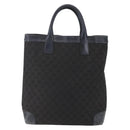 GUCCI GG Canvas Tote Bag Black 002 1121 1669 Auth 151968-13