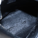 GUCCI Bamboo Shoulder Bag Leather Black Gold Auth 151973-10