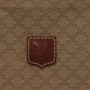 CELINE Macadam Canvas Tote Bag PVC Beige Auth 151976-18