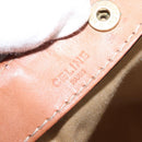 CELINE Macadam Canvas Tote Bag PVC Beige Auth 151976-9